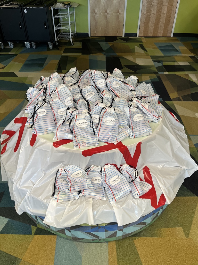 round table full of treat bags