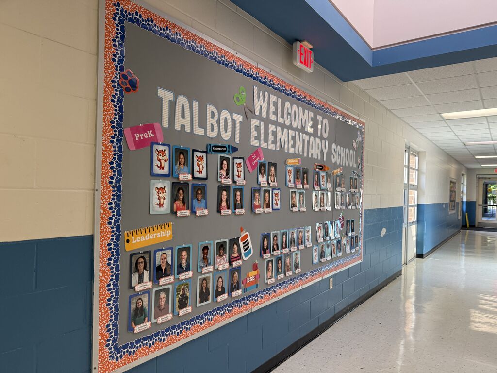 Welcome back bulletin board from PTA