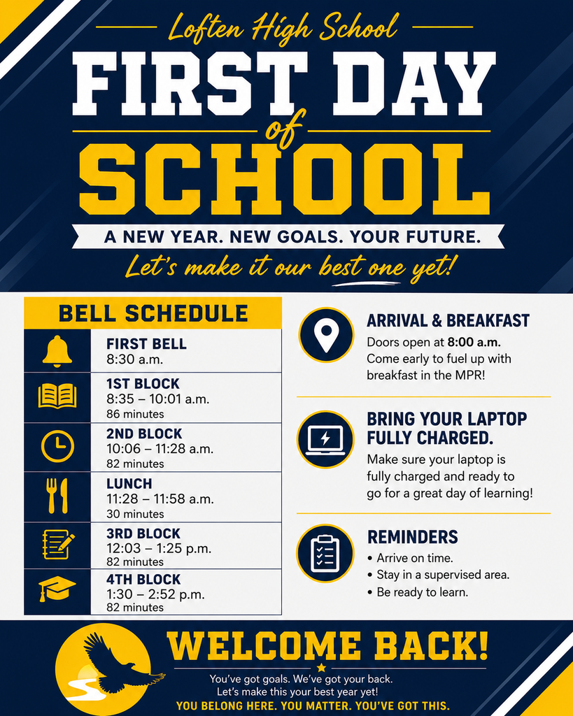 First Day of School Reminders