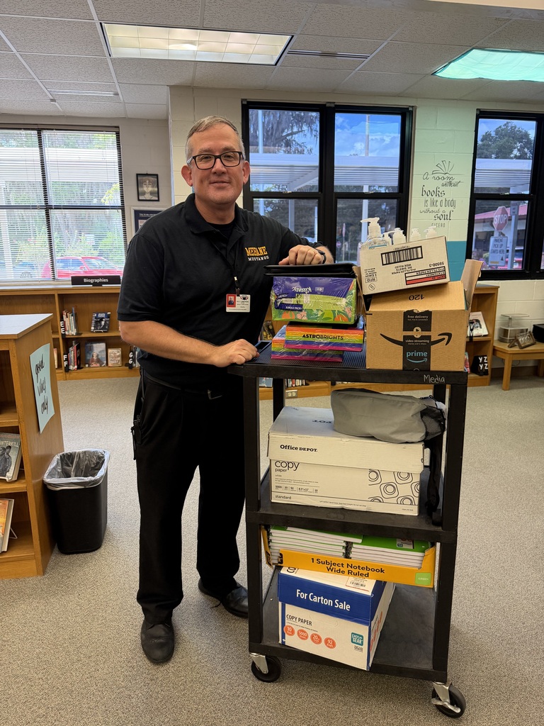 Thank you Gainesville Rotary Sunrise for school supplies for our teachers and students