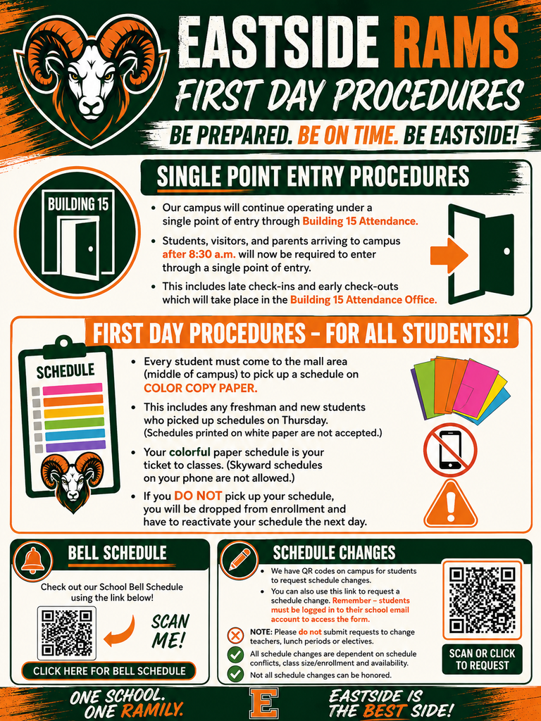 First Day Reminders 2026