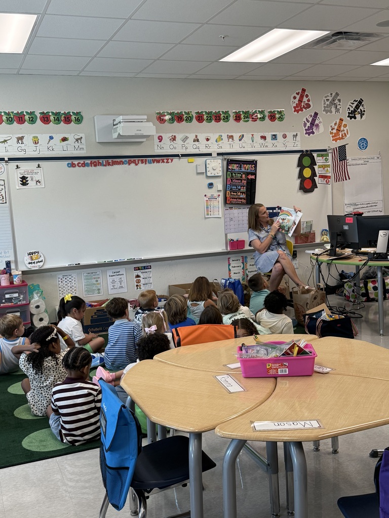 students listening to a story