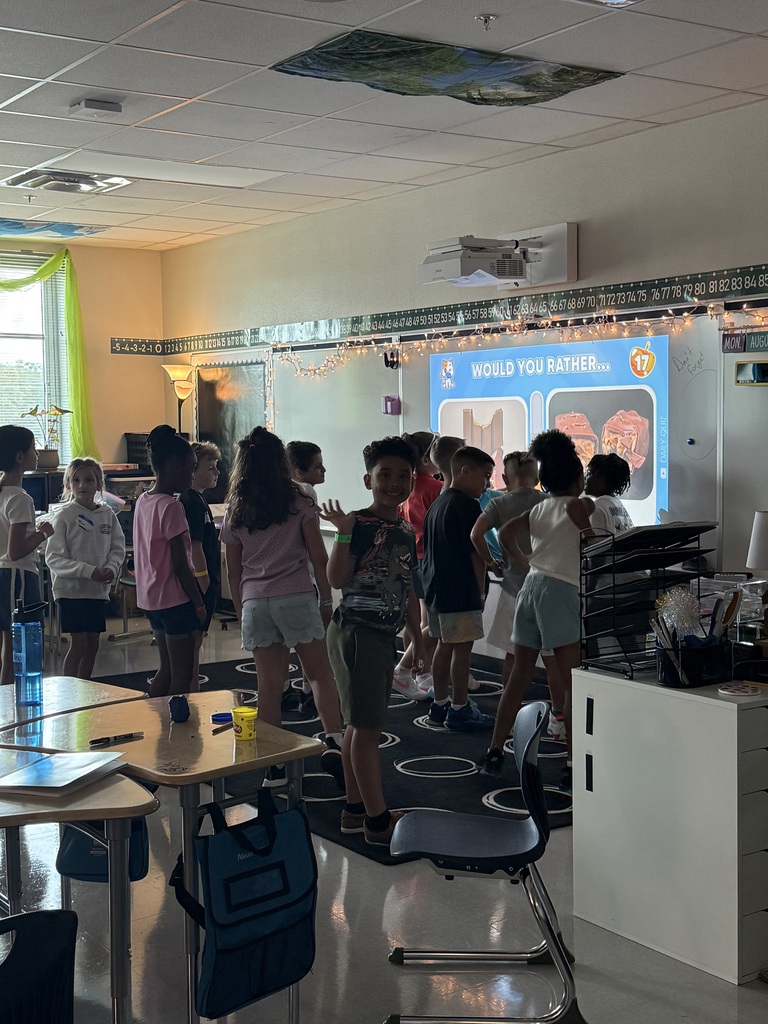 students standing in the room