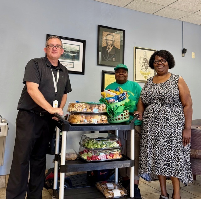 The A.L. Mebane Alumni Association provided lunch for our teachers and staff on the first day of school