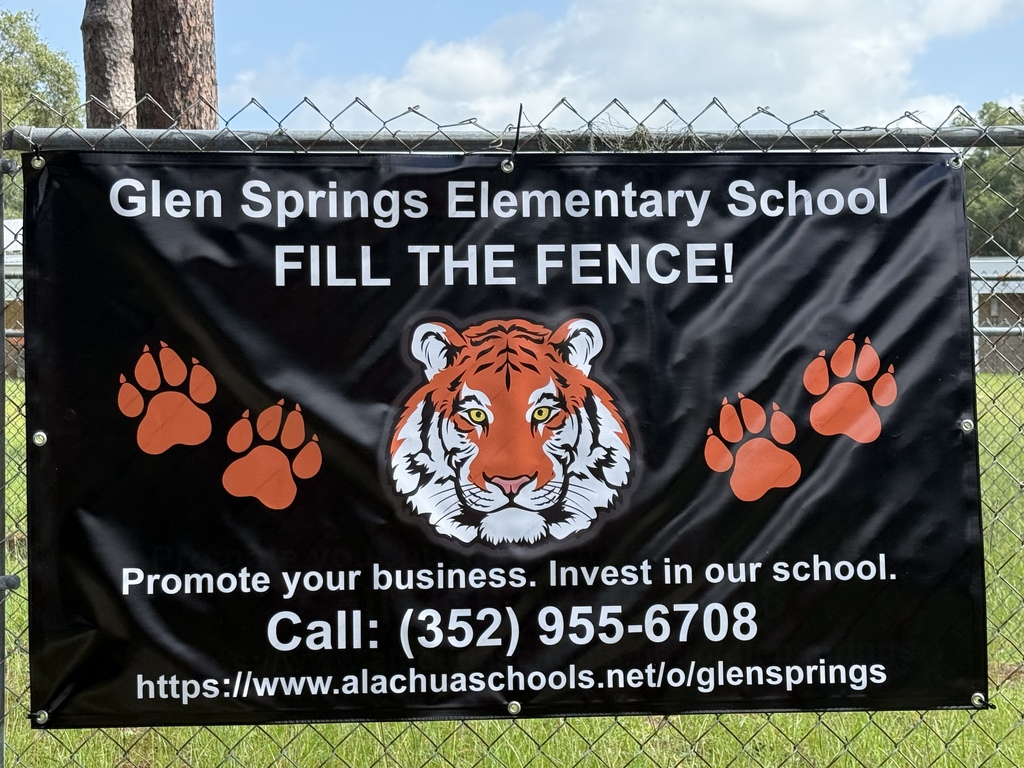 Glen Springs fence banner advertising for businesses to hang banners to promote their businesses.