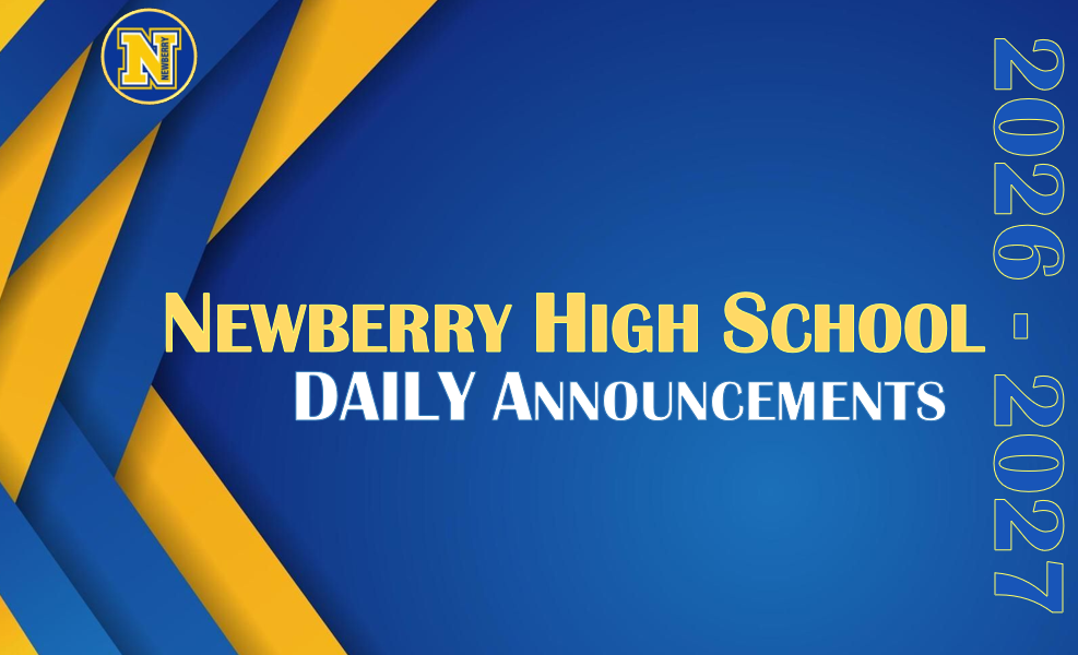Daily announcements