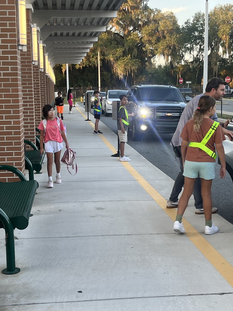 safety patrols moving cars down