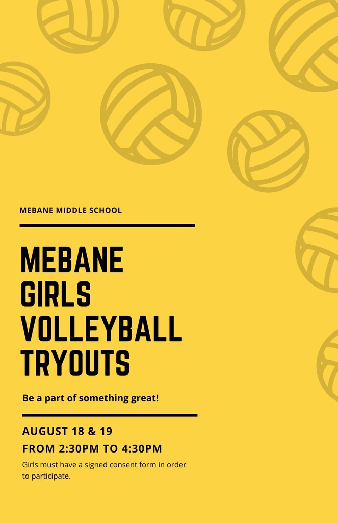 Mebane Girls Volleyball Tryouts