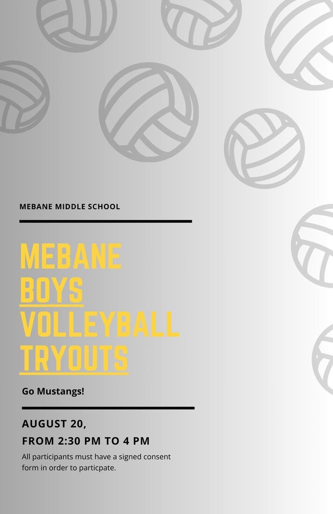 Mebane Boys Volleyball Tryouts