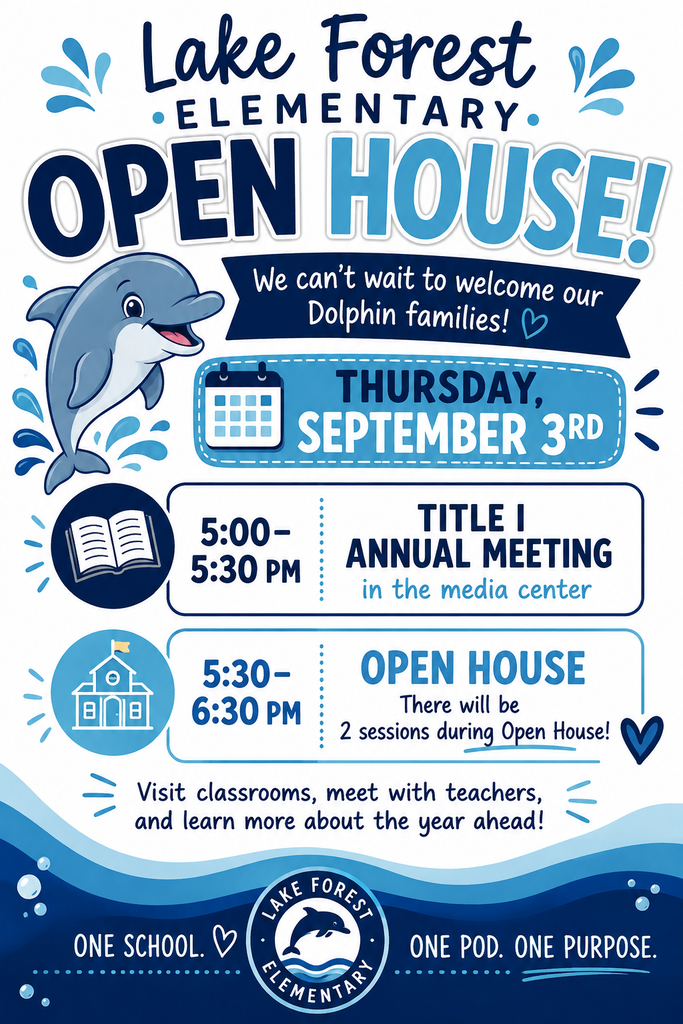 A poster about open house