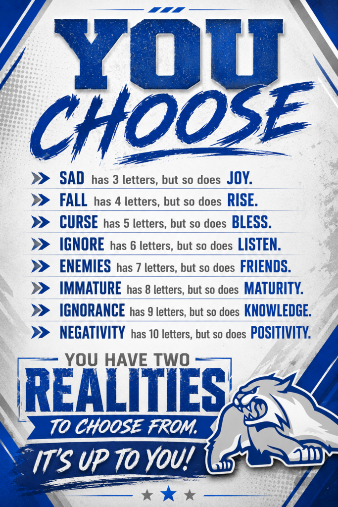 You choose 
