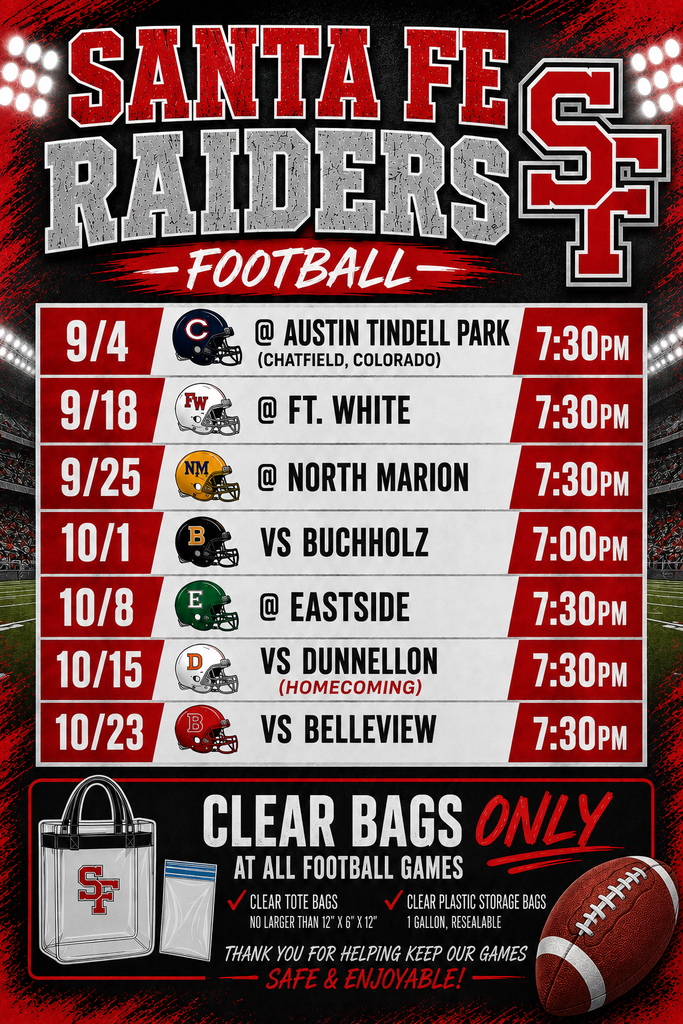 Football schedule