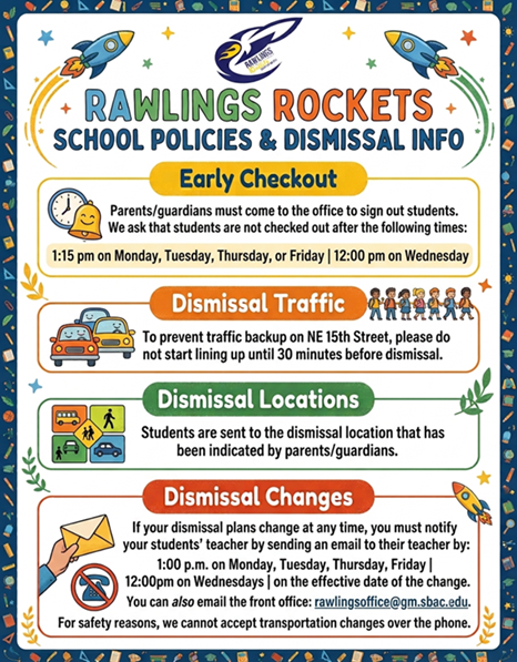 School Policies & Dismissal Info