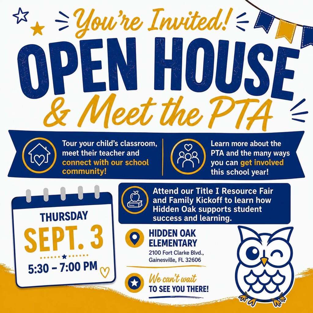 Open House flyer 2026