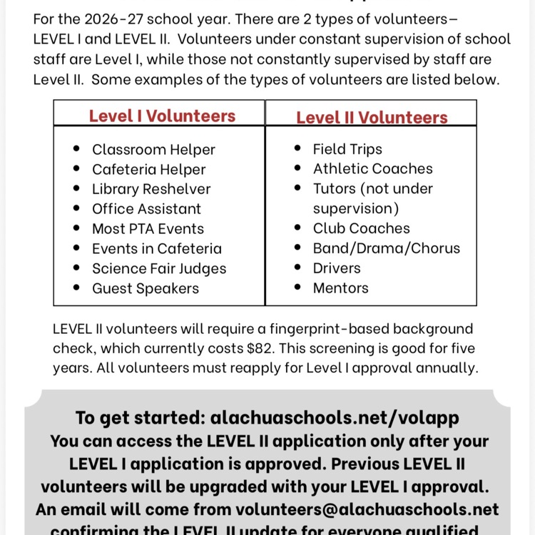 volunteer form