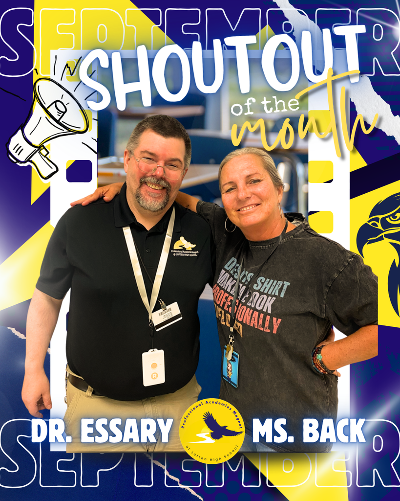 Shoutout to Dr. Essary and Ms. Back!