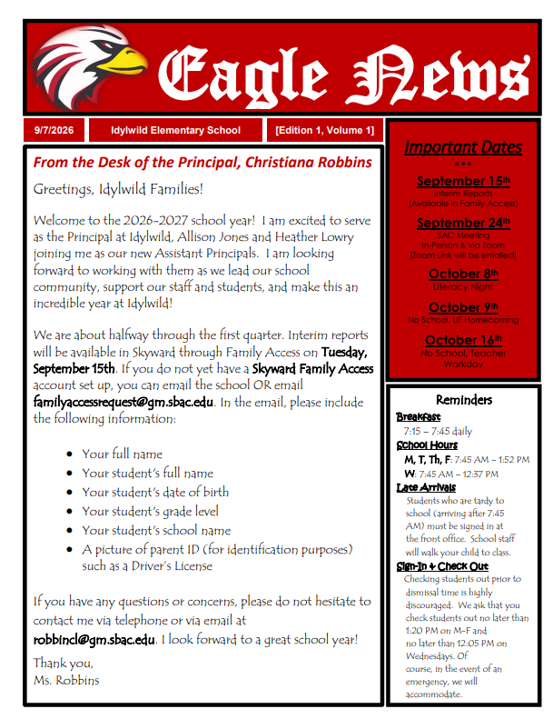 September Newsletter (p1)
