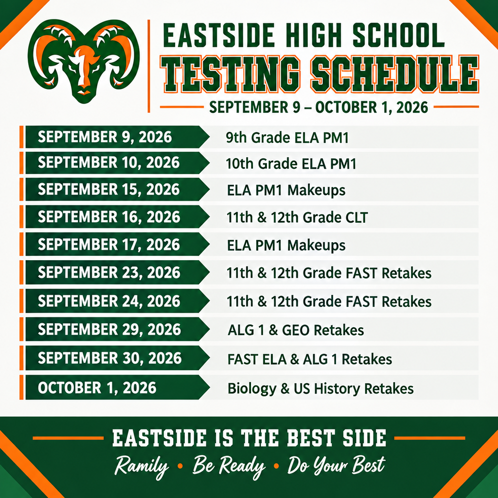 EHS SEPT TESTING 2026
