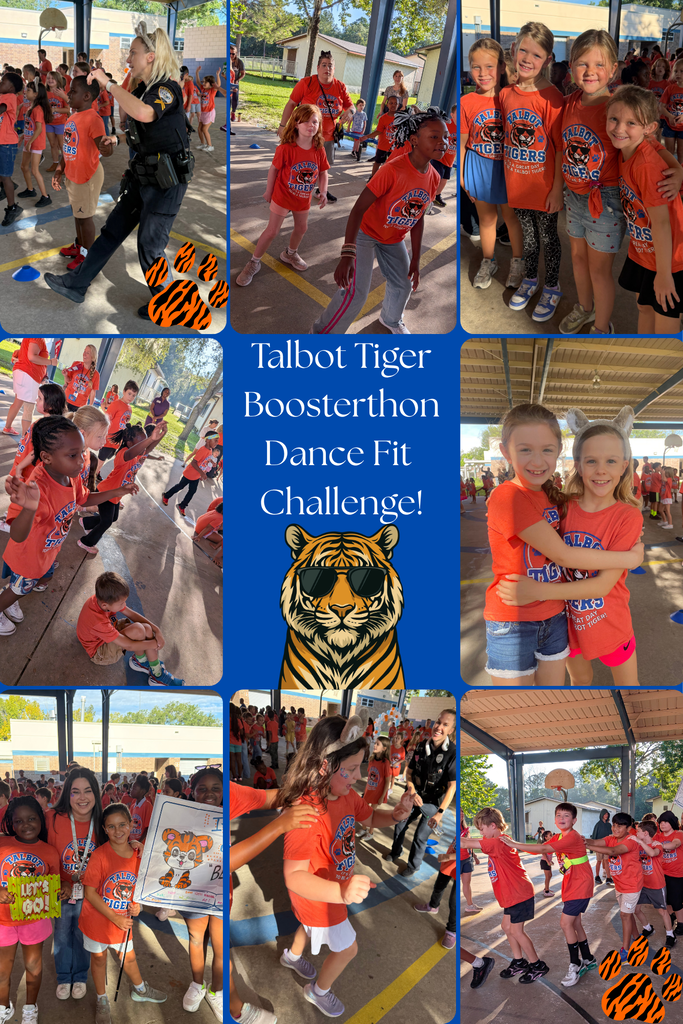 students dancing, exercising, and celebrating