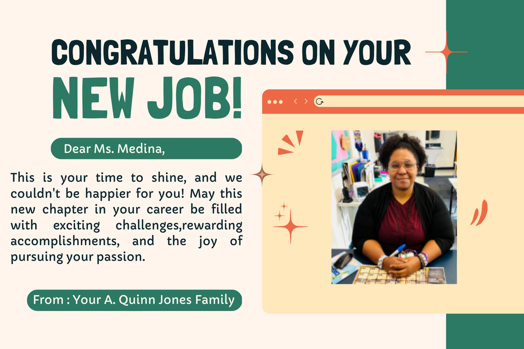 Congratulation Ms. Medina