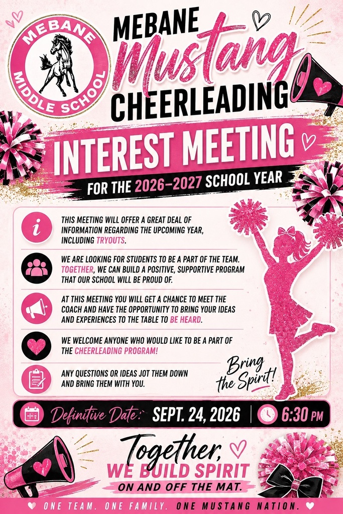 Mebane Cheerleading Flier