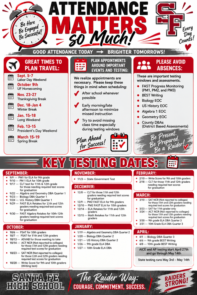 Updated Attendance flyer