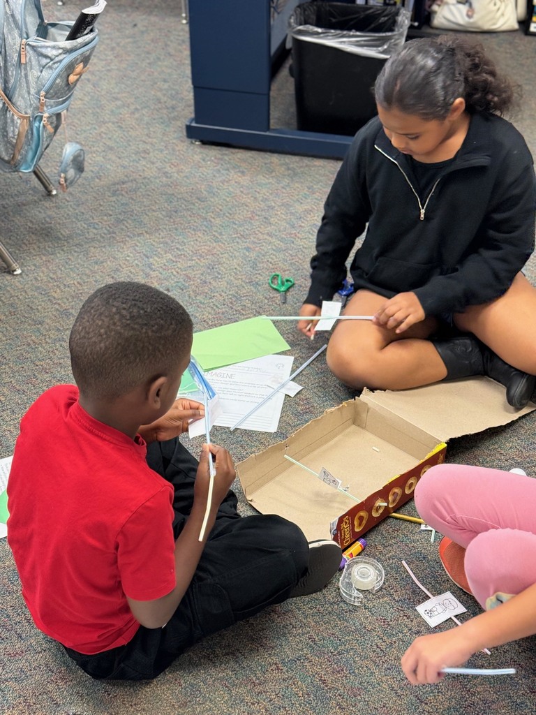 3rd grade students complete a STEM project while also highlighting Hispanic Heritage month