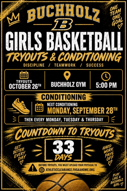 girls basketball conditioning starts Monday 9/28