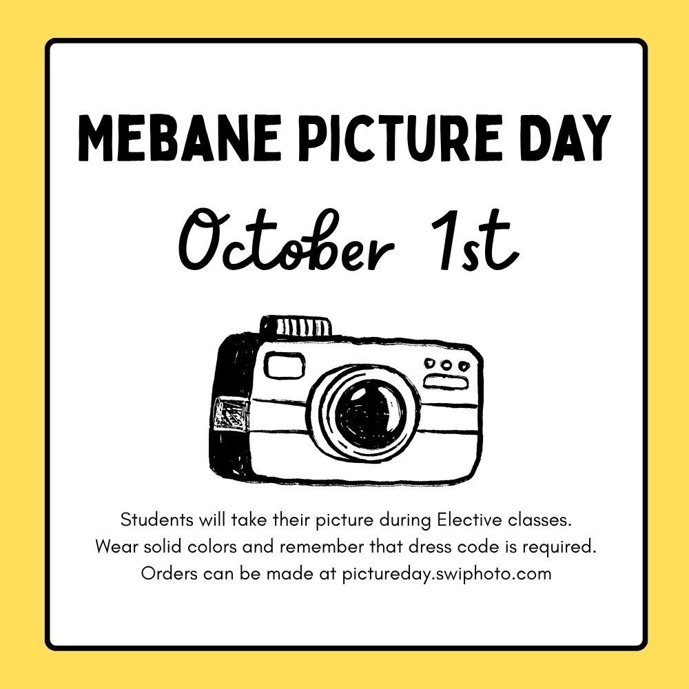 Mebane Picture Day October 1st