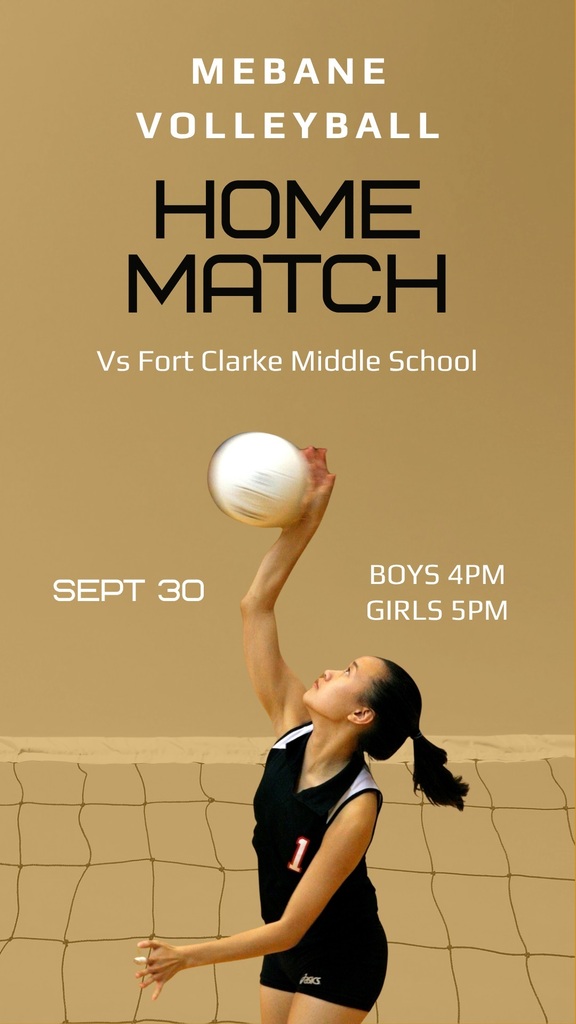 Mebane vs Fort Clarke Volleyball on Sept. 30th