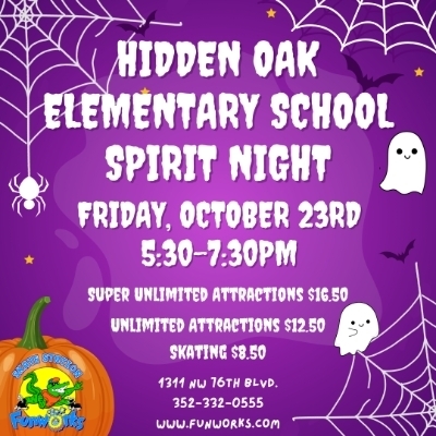 Skate Station Spirit Night flyer