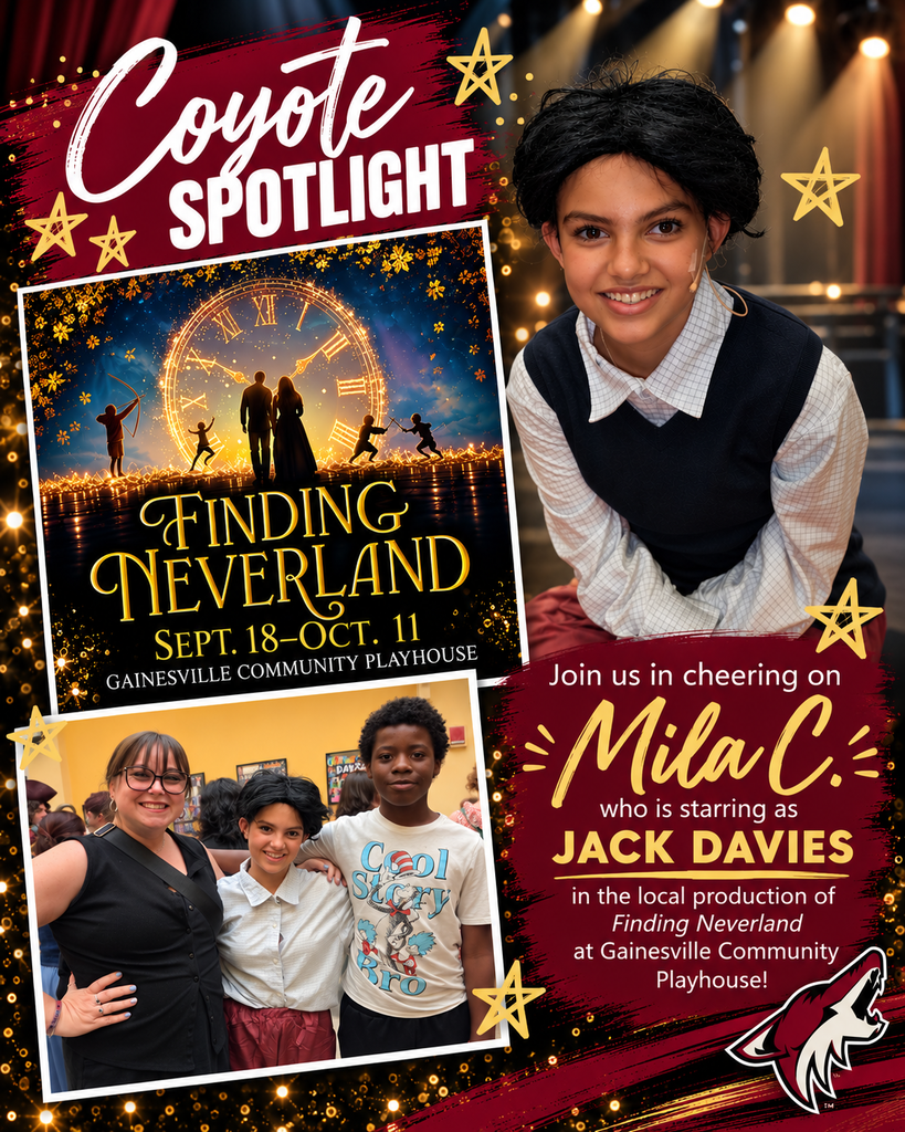 Coyote Spotlight showing Mila and Dean Suggs at GCP