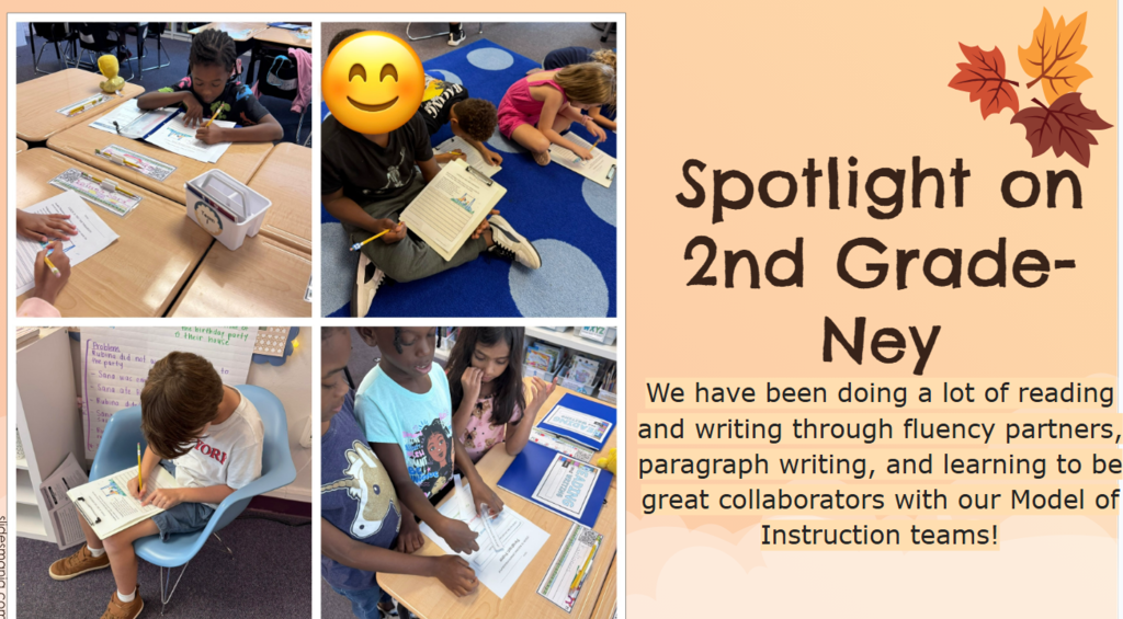 Photos of kids in 2nd grade