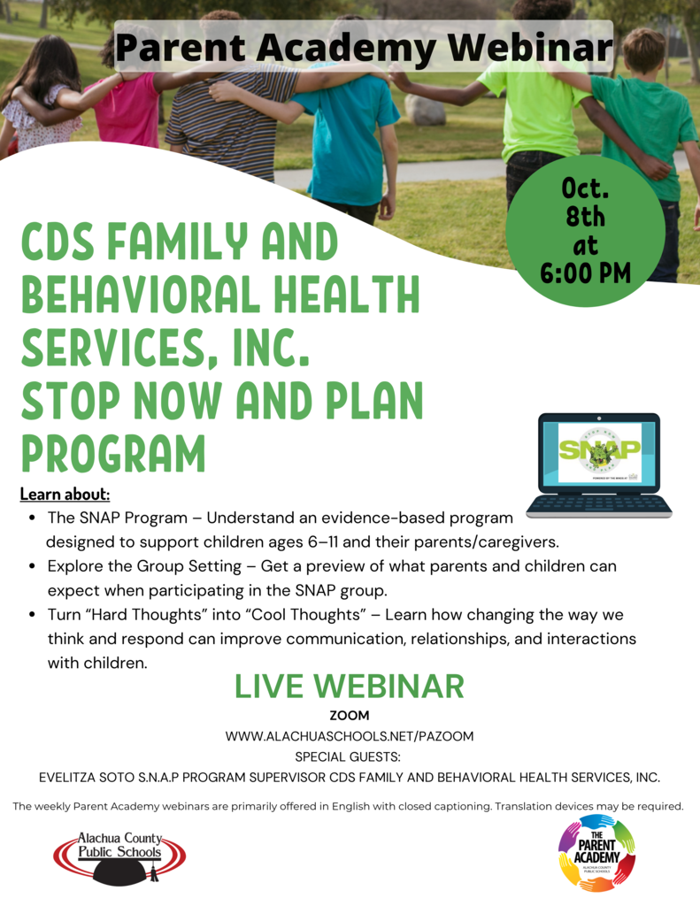 Family Webinar 10.8.26