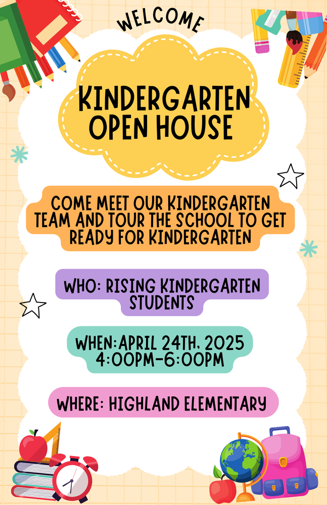 kindergarten open house