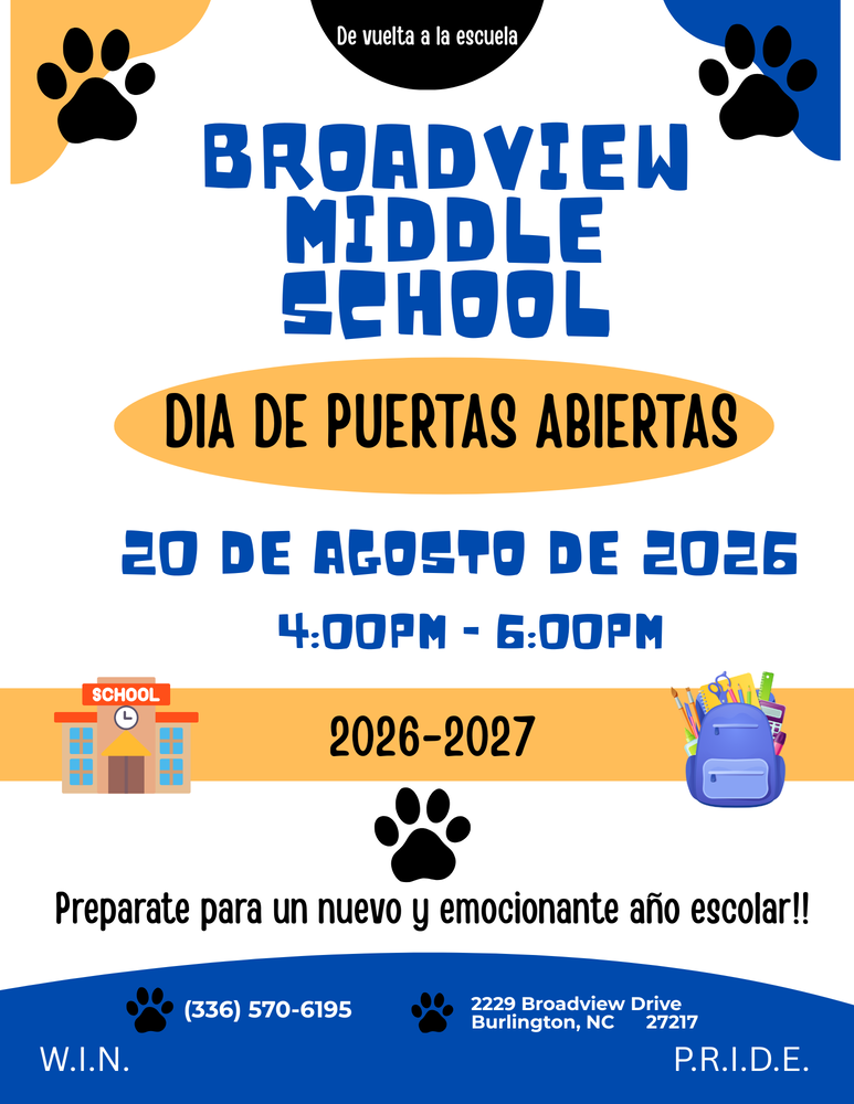 Back To School Open House