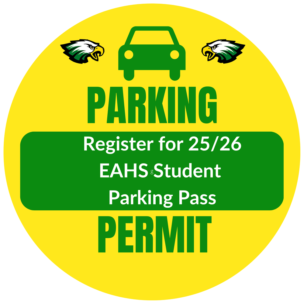 Green and Yellow parking pass flyer. Details in article.