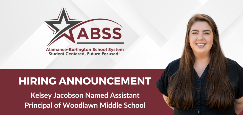 Kelsey Jacobson Named Assistant Principal of Woodlawn Middle School hiring announcement