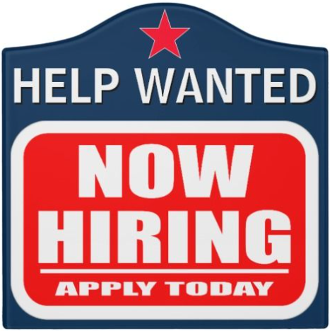 Help Wanted - Now Hiring