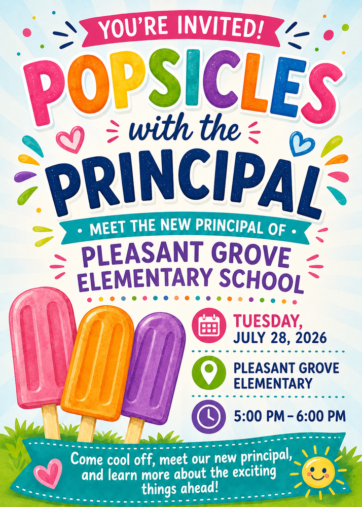 Popsicles with the Principal