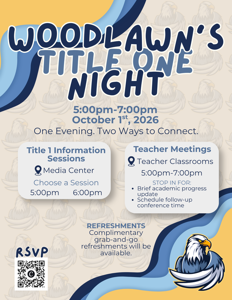 Title-1 Night, Oct. 1, 5:00-7:00