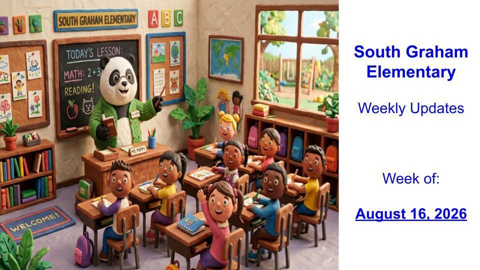 Weekly Update - August 16, 2026