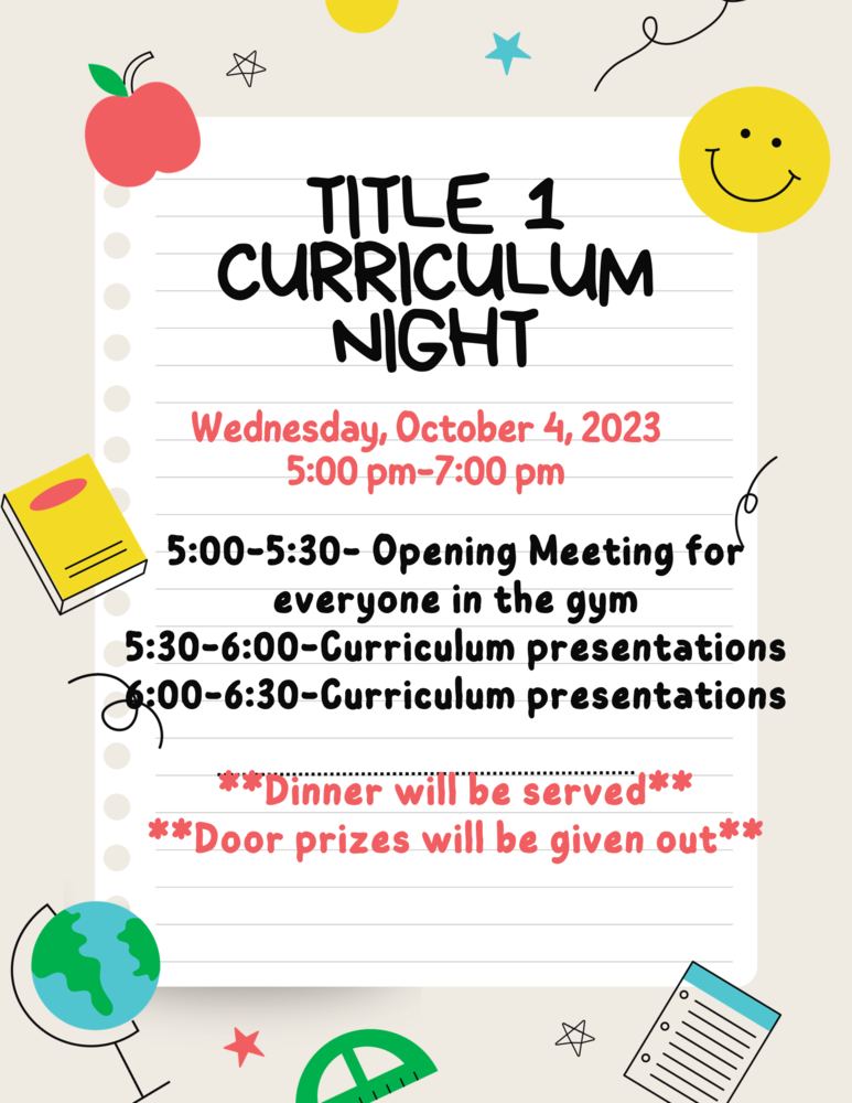 Title 1 Curriculum Night