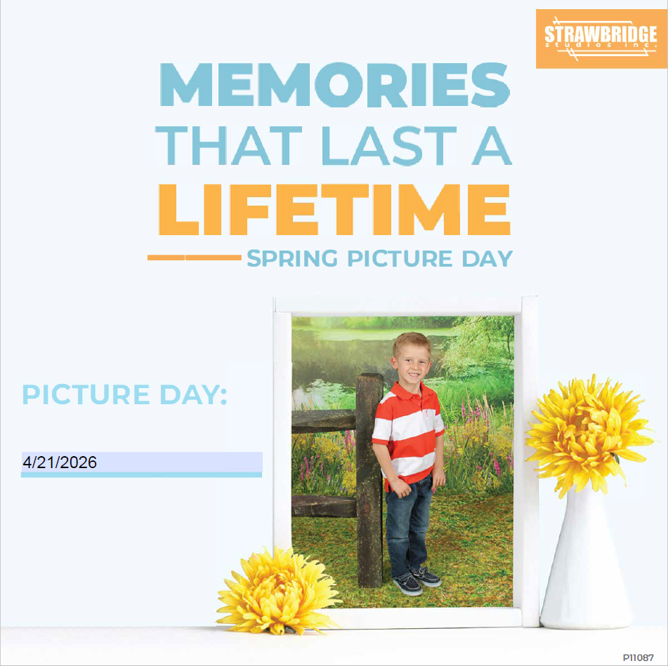 Spring Picture Day is Tuesday, April 21