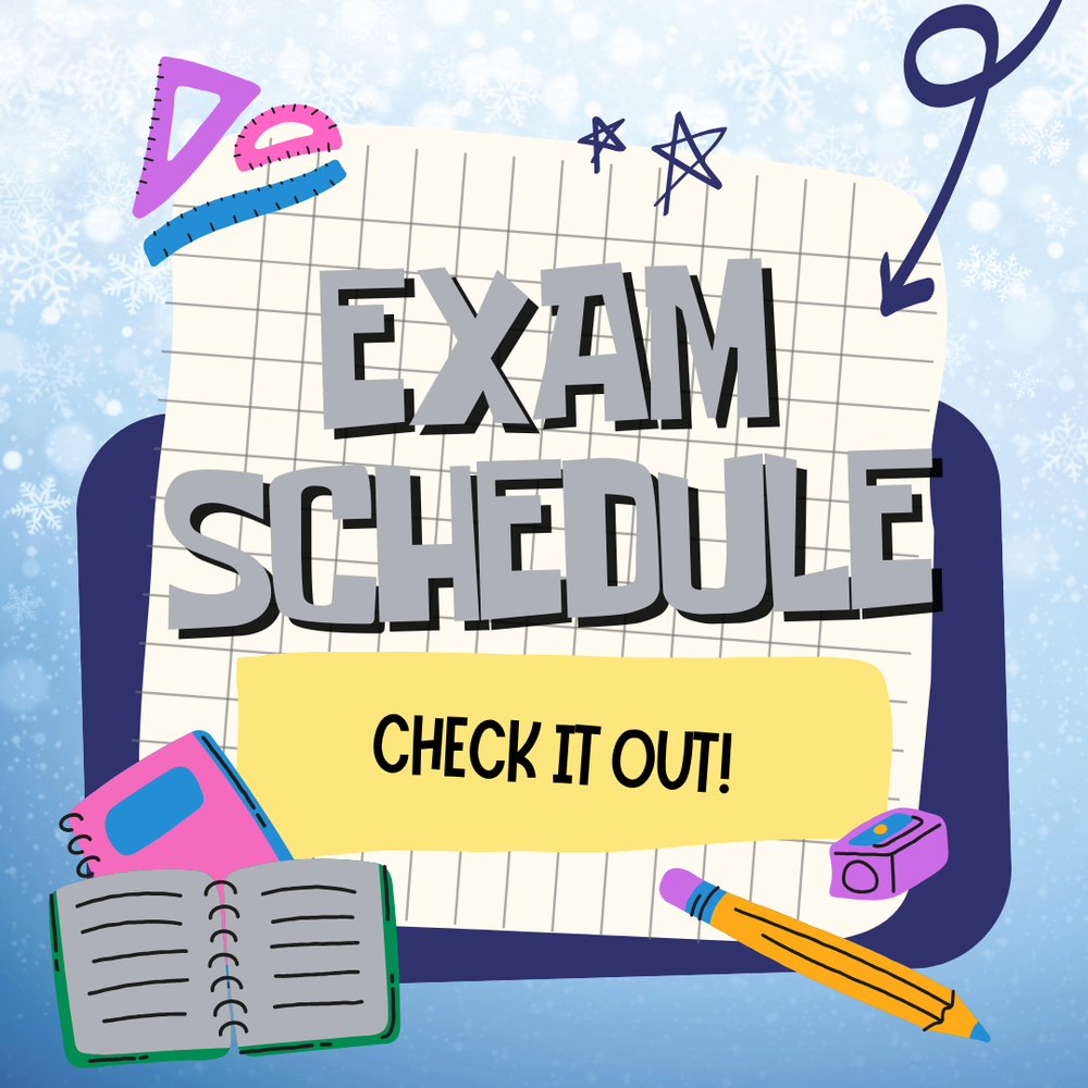 Spring 2025/2027 Exam Schedule