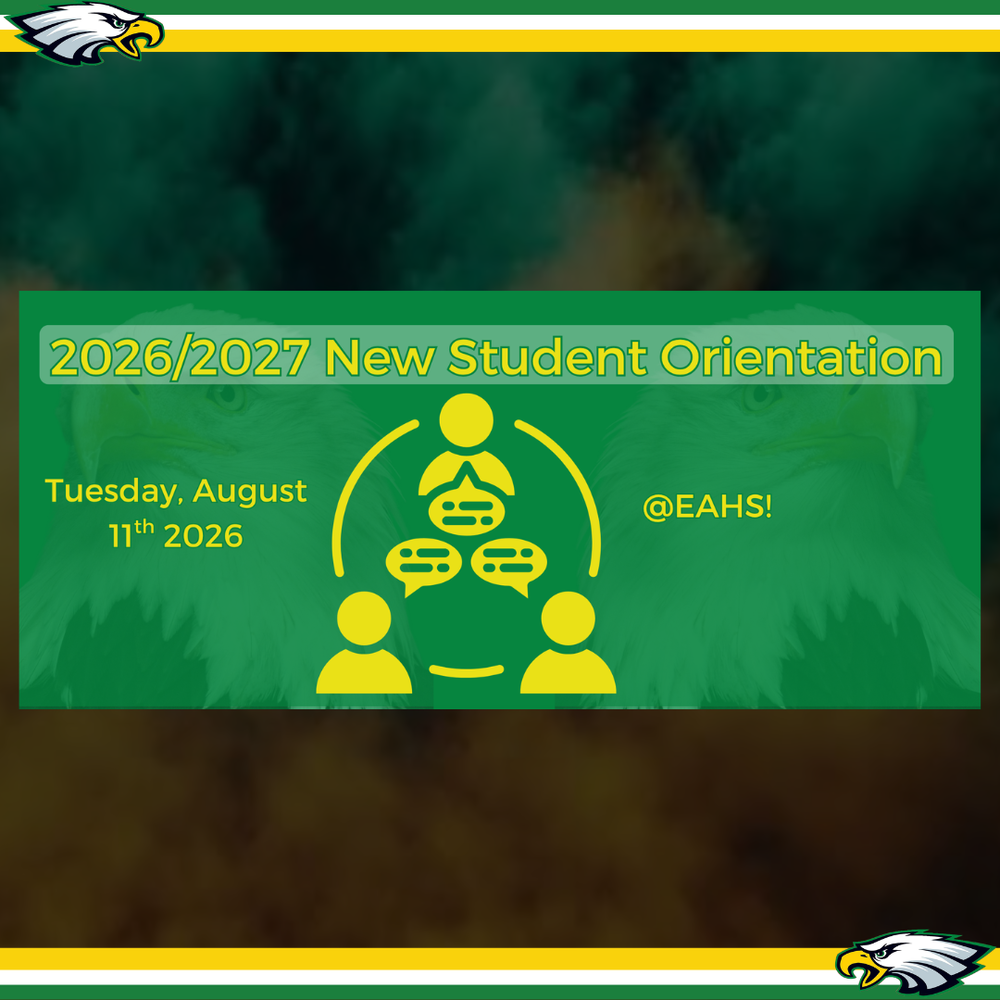 New Student Orientation August 11th. See link for details