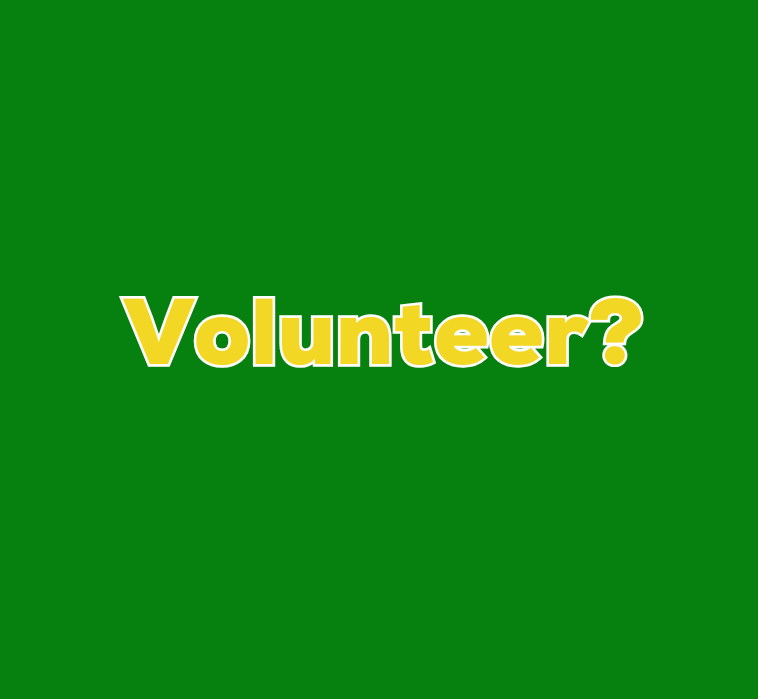 Gold on Green Volunteer?