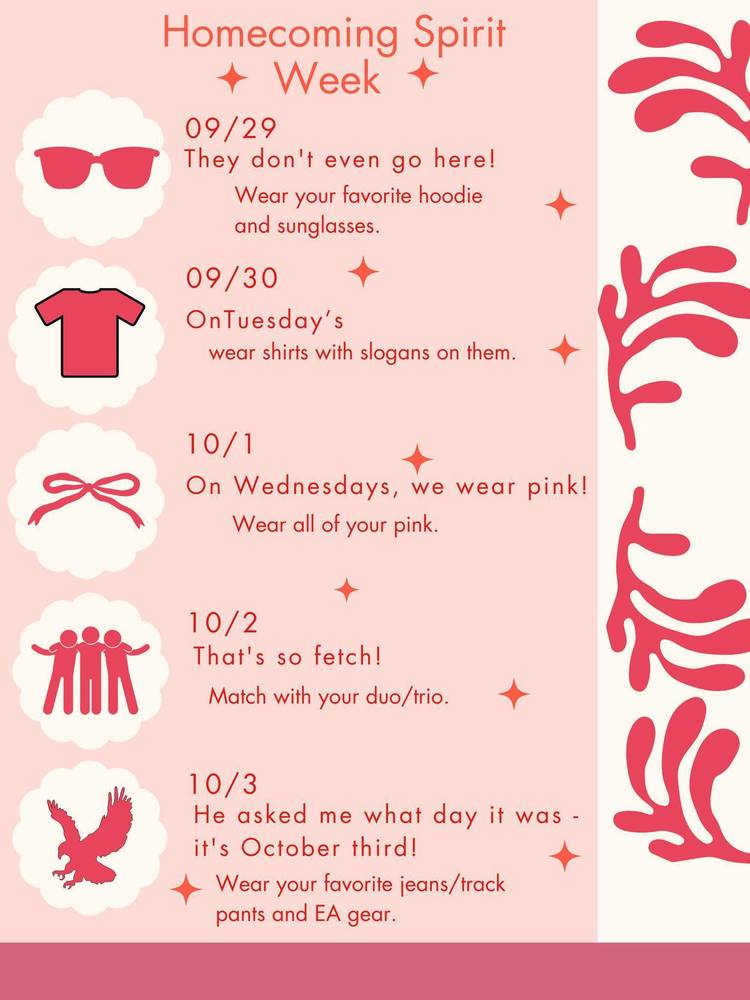 Spirit Week Flyer Detailed in Article