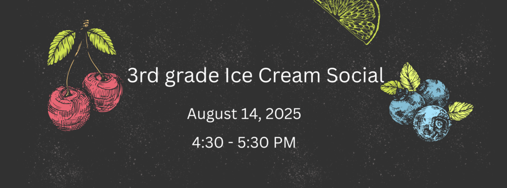 3rd grade Ice Cream Social
