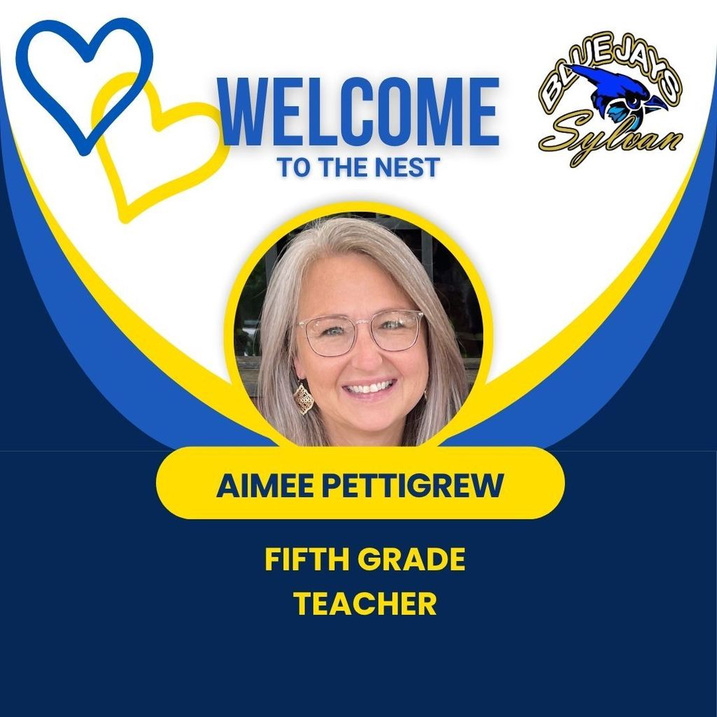 It's a Wonderful Wednesday to welcome some of our new Blue Jays to the Nest!  Hello everyone! I’m incredibly excited to join the Sylvan Elementary family as one of the new 5th-grade teachers. It’s truly an honor to become part of such a dedicated and welcoming school community. A little about me—I’ve always had a passion for helping young learners grow both academically and personally. I’ve spent the past twelve years working in education, and I’m excited to be around the curiosity and energy that 5th graders bring to the classroom. I believe in creating a learning environment where students feel seen, supported, and challenged to do their best. When I’m not teaching, I enjoy spending time with my family, going on mini adventures, and loving on my sweet kitty Moo Moo. I’m looking forward to a wonderful school year with our students and their families.